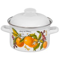 Кастрюля эм. 4,5л цил. 